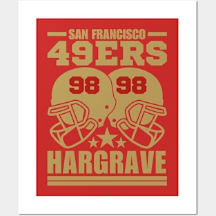 San Francisco 49ERS Hargrave 98 American Football Retro Posters and Art